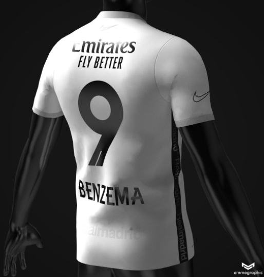 Min pollo Dólar Así podría haber sido la camiseta del Madrid en 2027 jugando la Superliga:  de NIKE y blanco-negro | Defensa Central