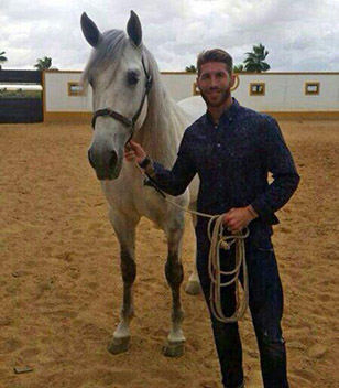 Sergio Ramos también tiene una gran éxito con su yeguada