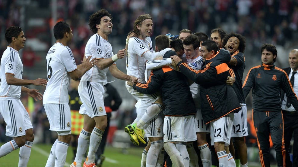 Celebración del Real Madrid en Múnich