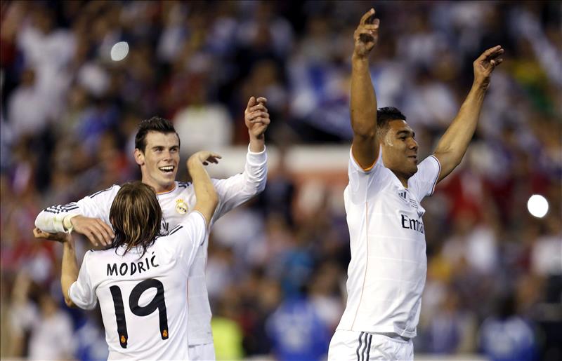 Casemiro, Bale y Modric