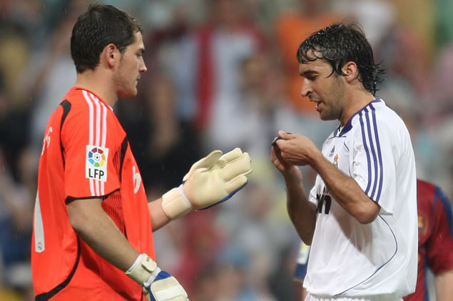 Iker Casillas y Raúl González