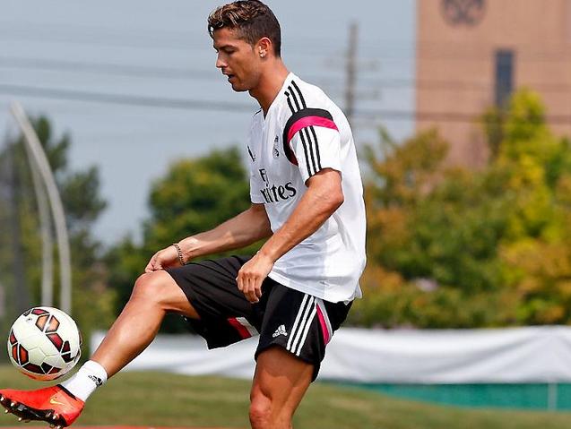 Cristiano Ronaldo volvió a entrenarse en solitario