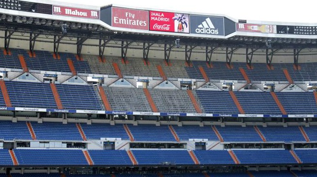El Real Madrid prepara la nueva grada 93
