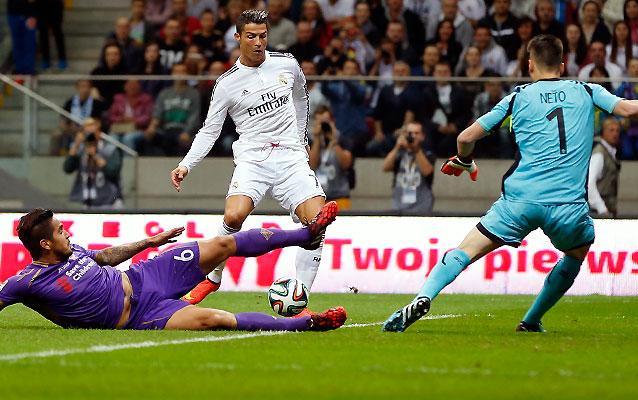 Cristiano Ronaldo le marcó un gol a la Fiorentina