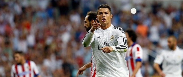 Cristiano Ronaldo celebra un gol al Atlético de Madrid