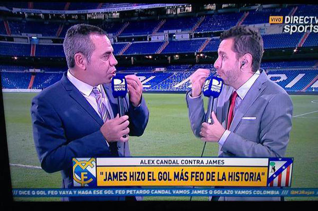 Alex Candal carga contra el gol de James Rodríguez