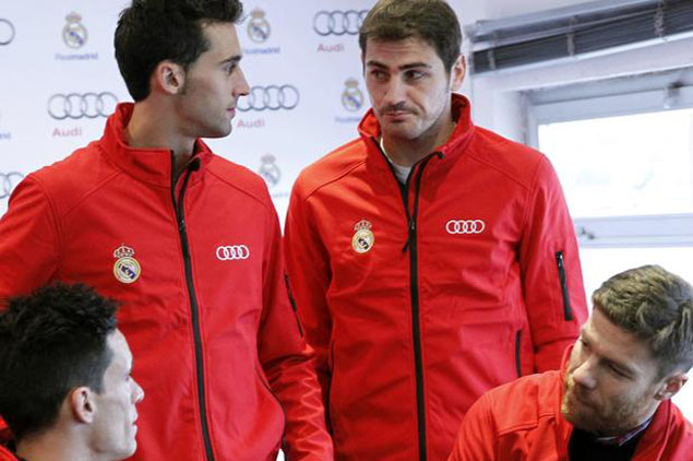 Álvaro Arbeloa e Iker Casillas
