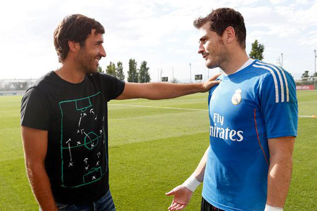 Iker Casillas y Raúl González