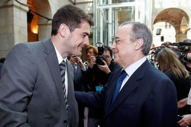 Florentino Pérez e Iker Casillas