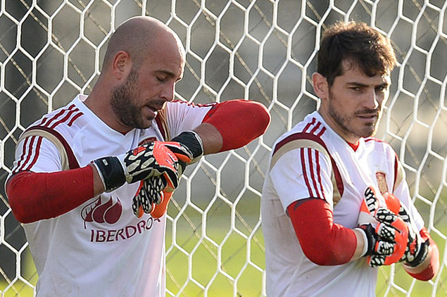 Pepe Reina e Iker Casillas