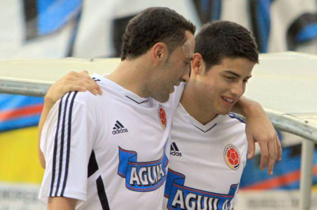 David Ospina y James Rodríguez