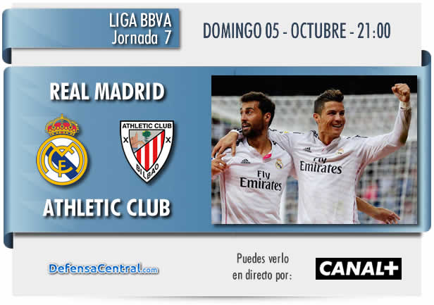 Horario del Real Madrid - Athletic