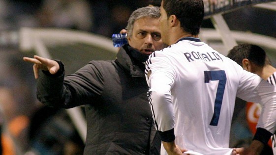 Mourinho y Cristiano Ronaldo