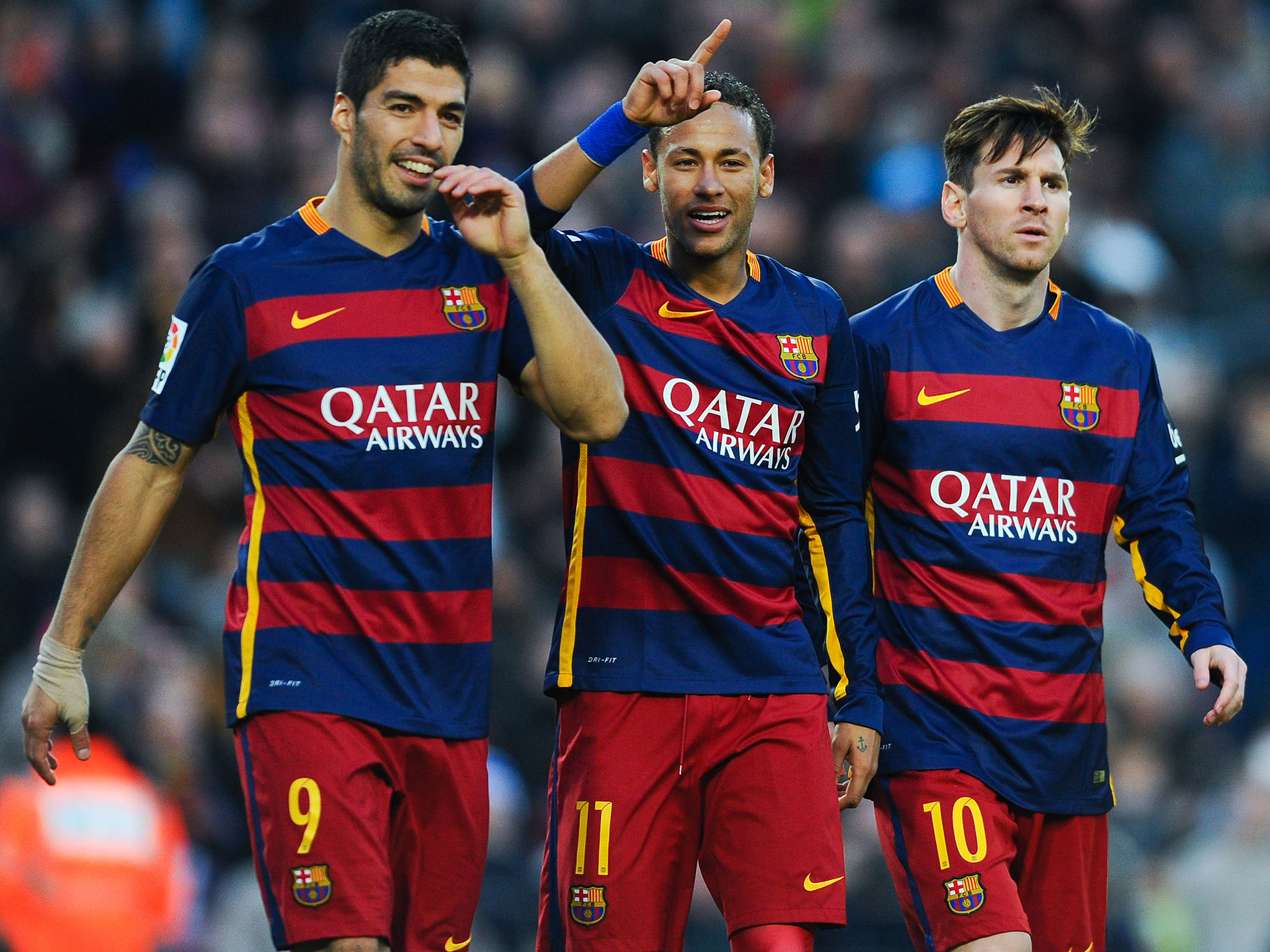 Messi, Suárez, Neymar, Barcelona