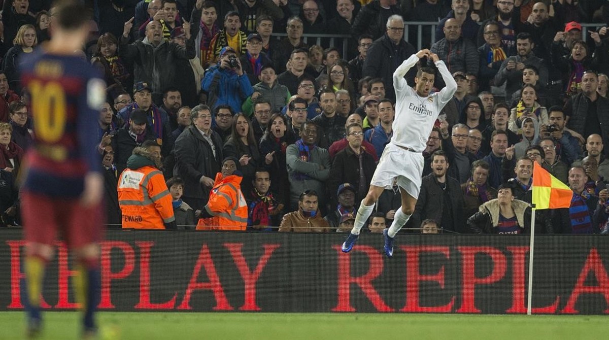 Cristiano Ronaldo anotó en Barcelona