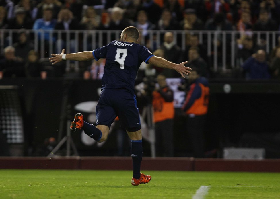 Benzema, celebración, gol