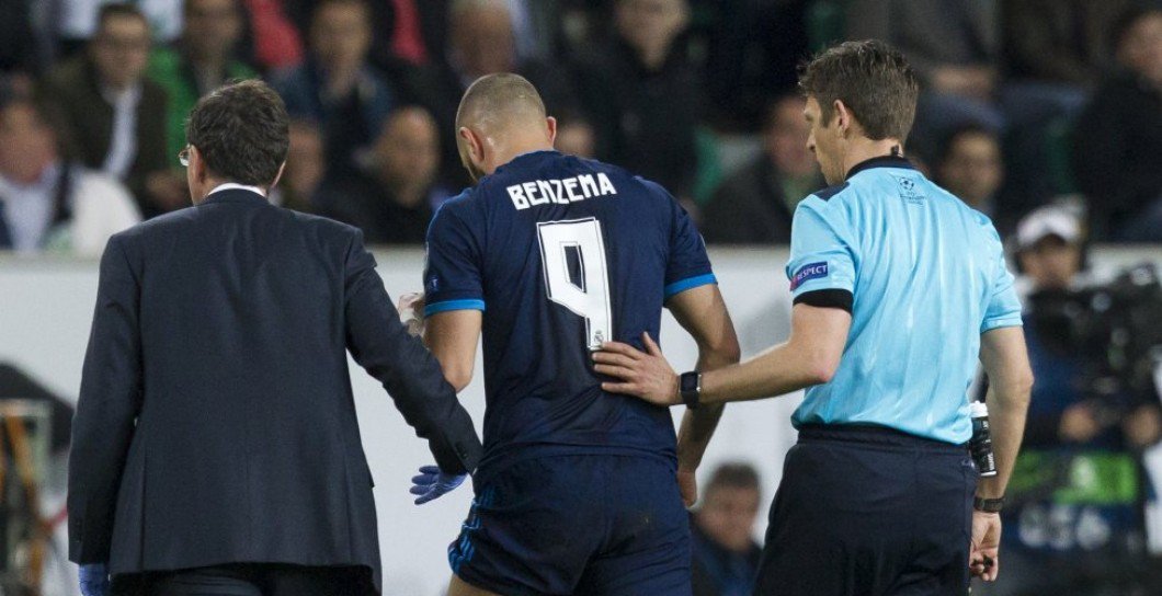 Karim Benzema, lesión, Wolfsburgo