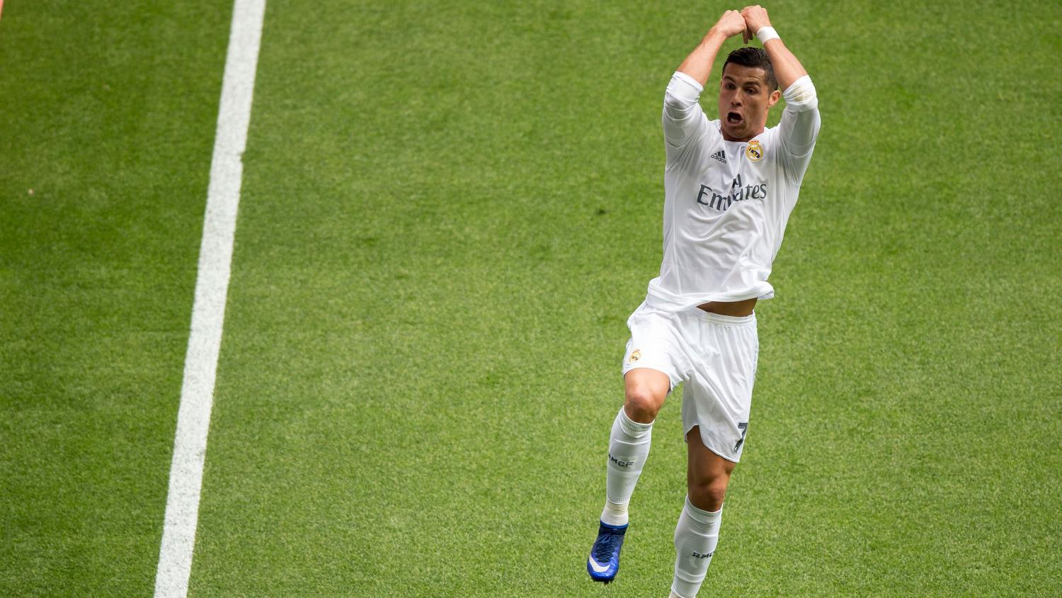 Cristiano celebra gol Eibar