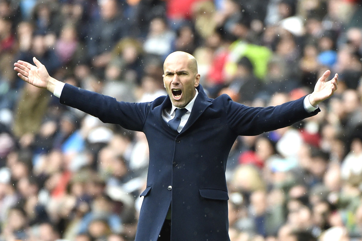 Zidane, enfado, banquillo, Real Madrid