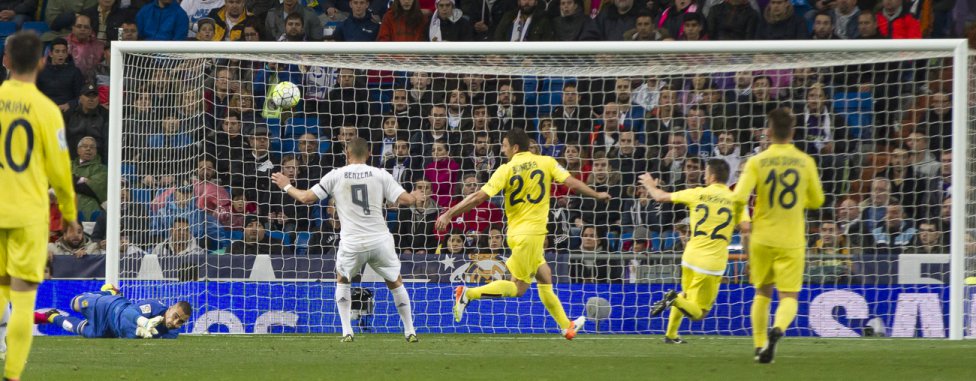 Benzema gol Villarreal
