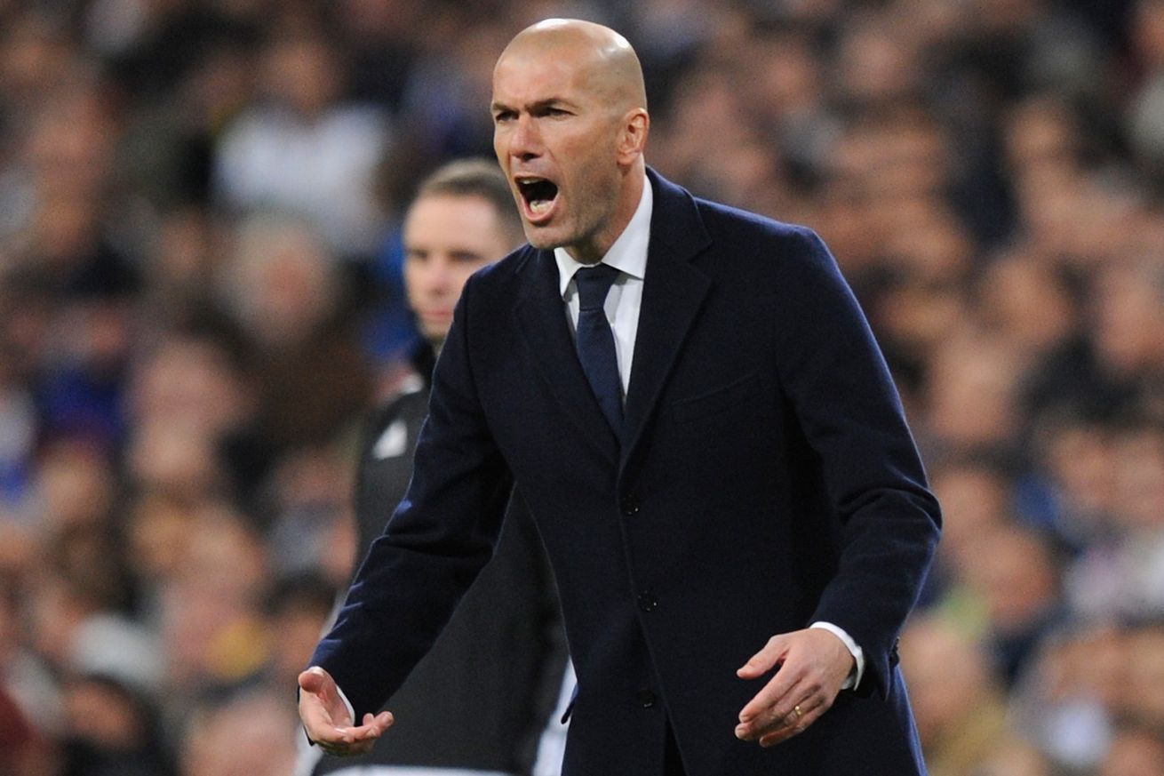 Zidane en el Santiago Bernabéu