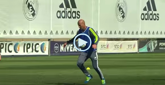 Zidane, video, control, entrenamiento