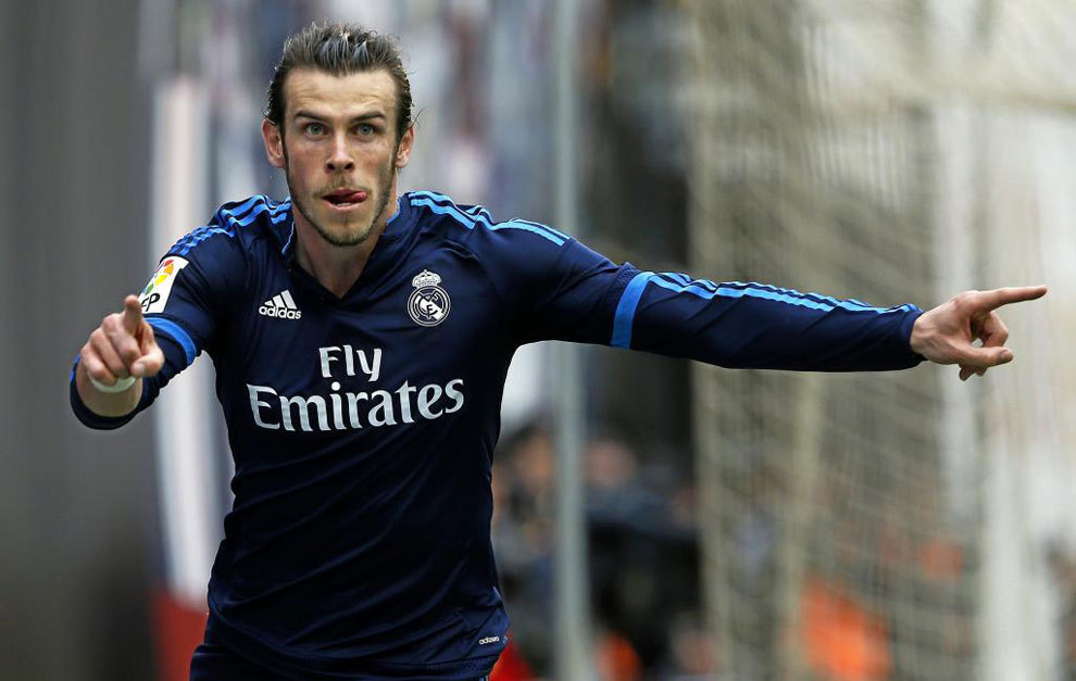 Bale celebró así su segundo gol en Vallecas