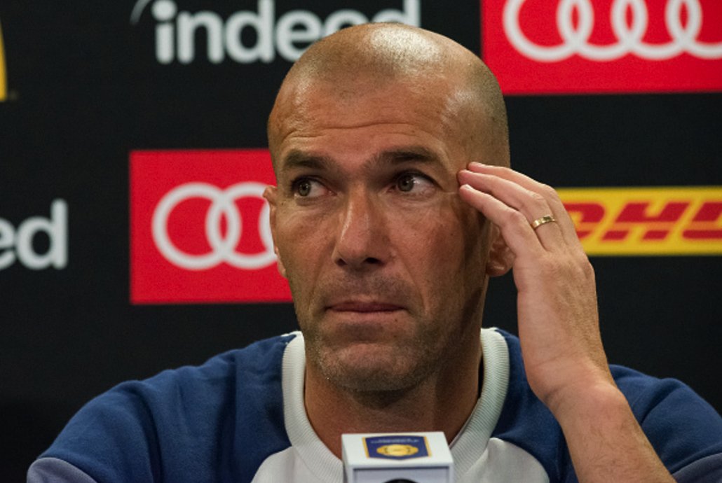 Zidane en una reciente rueda de prensa
