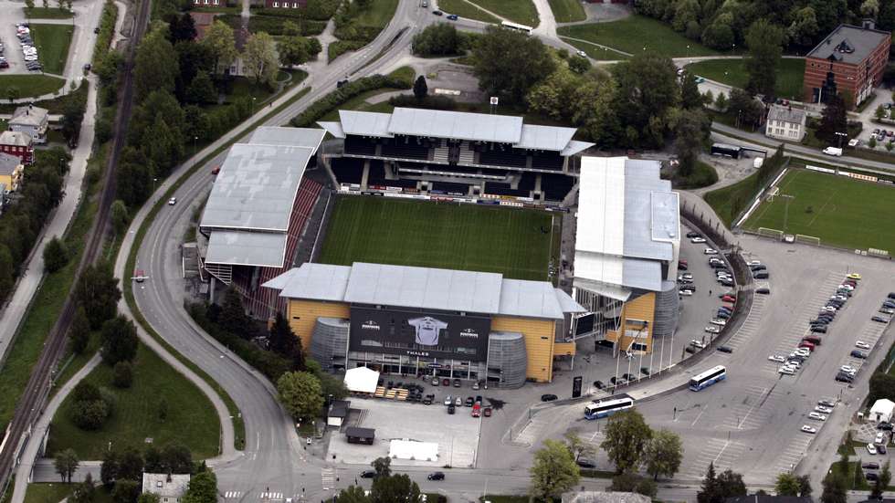 Vista aérea del Lerkendal Stadion