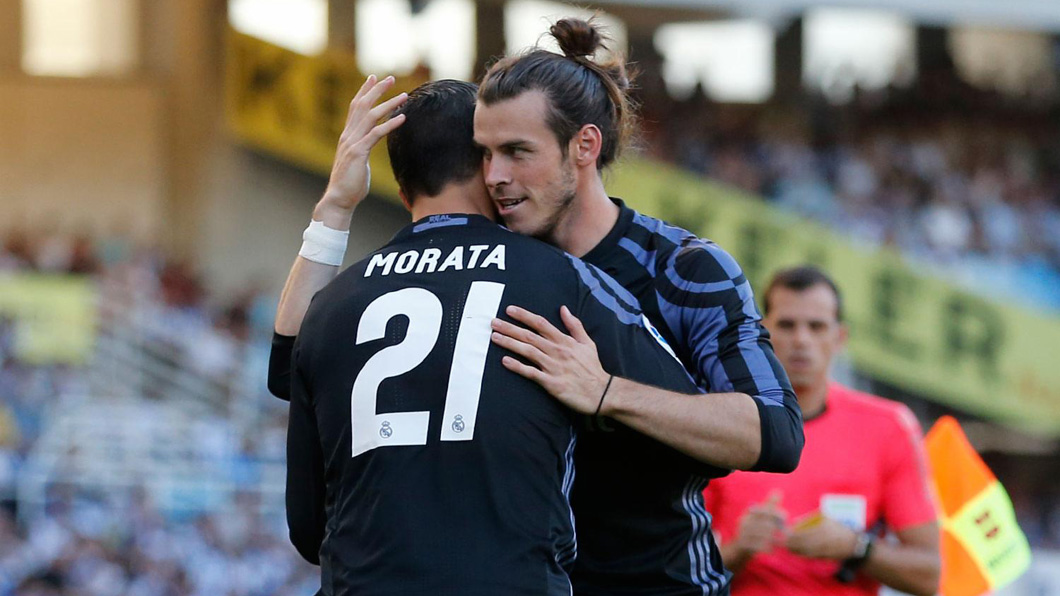 Álvaro Morata, Gareth Bale, Real Madrid