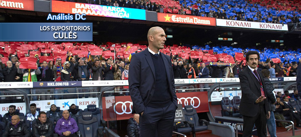 Zidane en el Camp Nou