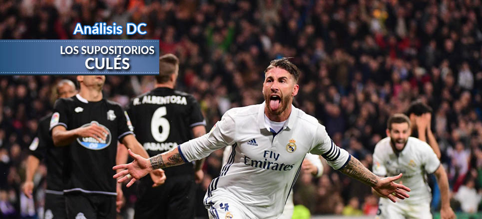 Así celebró Ramos su gol al Deportivo