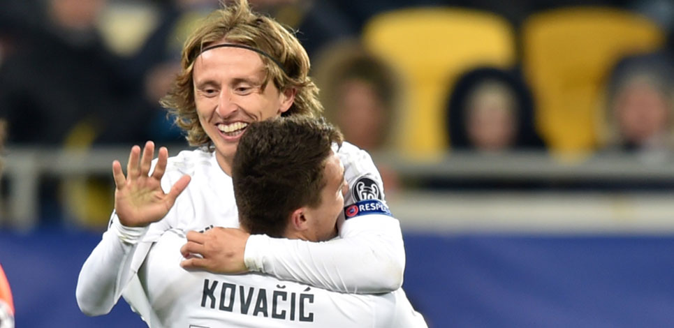 Mateo Kovacic y Luka Modric
