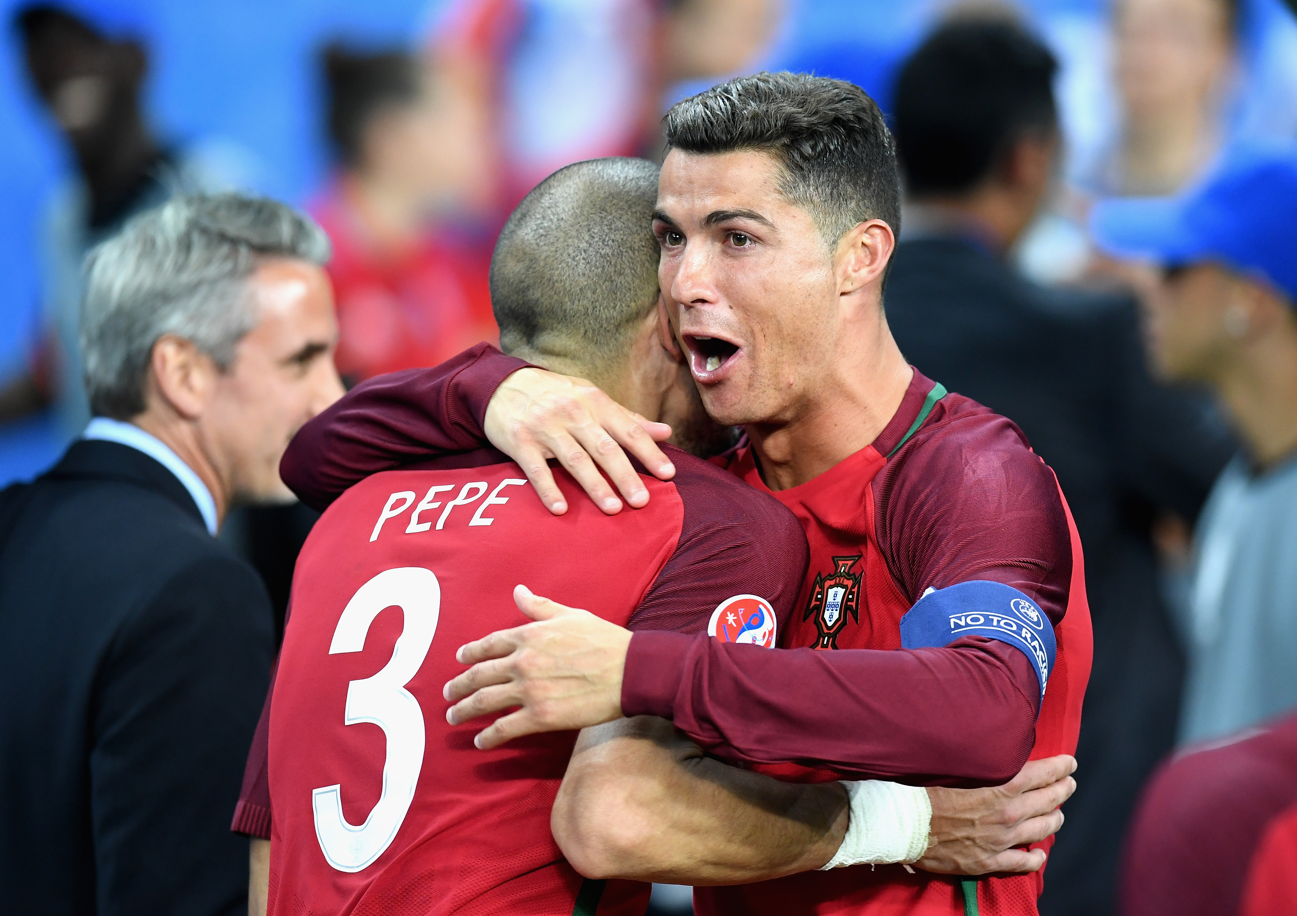 Pepe, Cristiano Ronaldo, Eurocopa