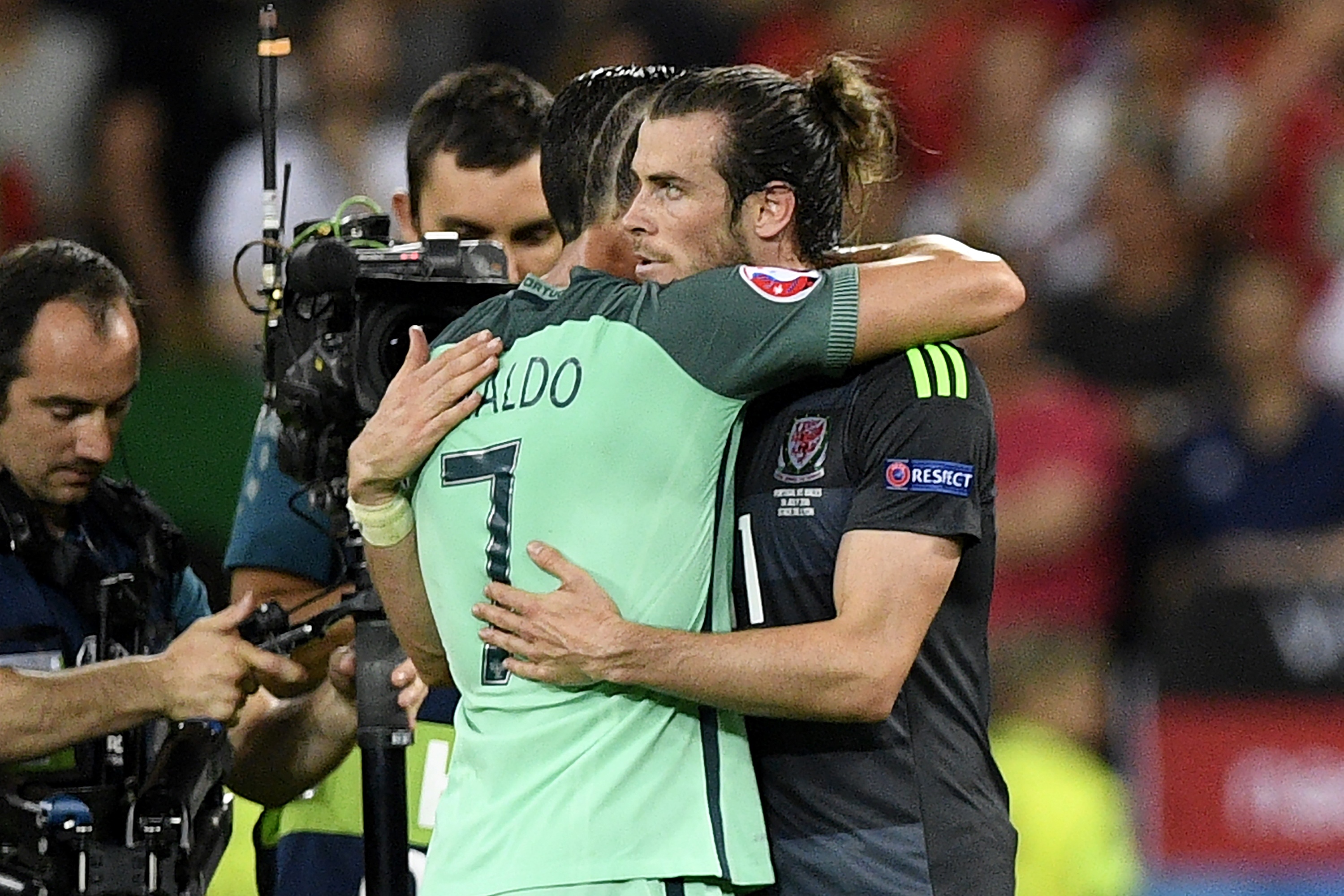 Bale y Cristiano en la Eurocopa