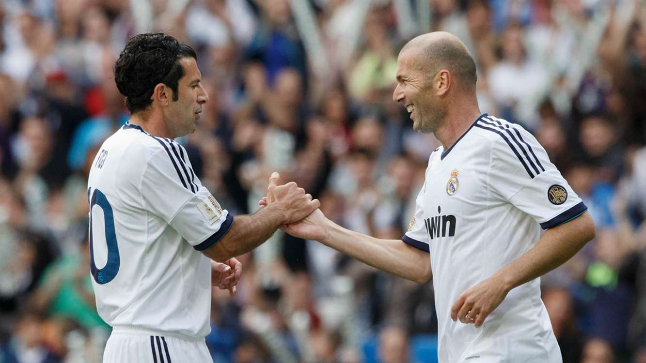 Figo y Zidane