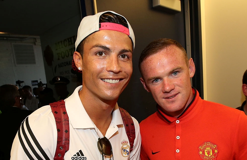 Cristiano Ronaldo y Rooney