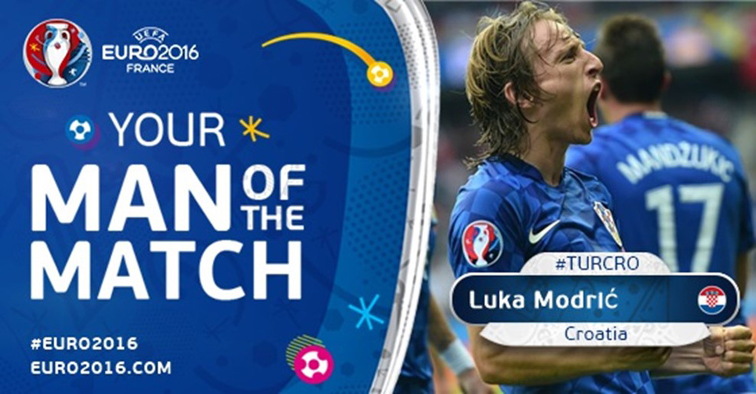 Luka Modric, MVP, Turquía, Croacia, Eurocopa