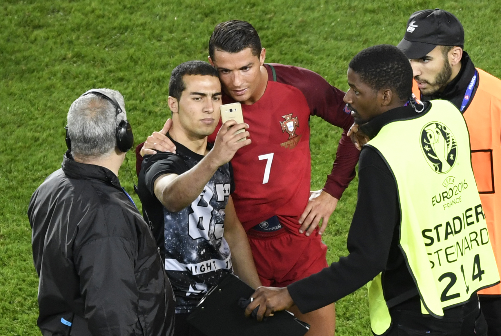 Cristiano Ronaldo, selfie, hincha, Eurocopa