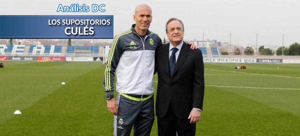 Florentino Pérez y Zidane posan en Valdebebas