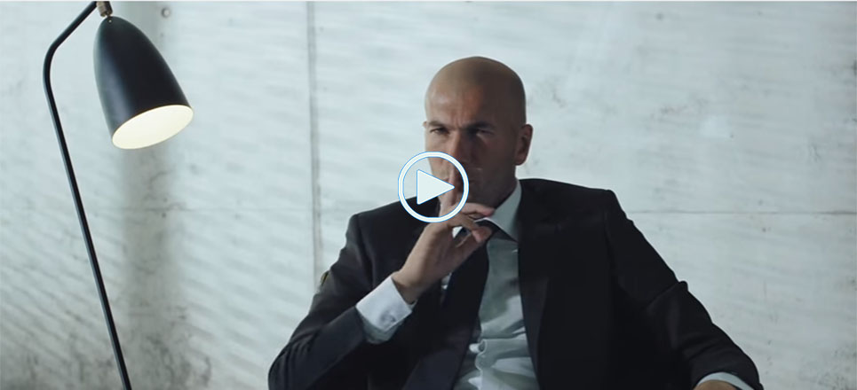 Zidane protagoniza el último anuncio de 'Adidas'