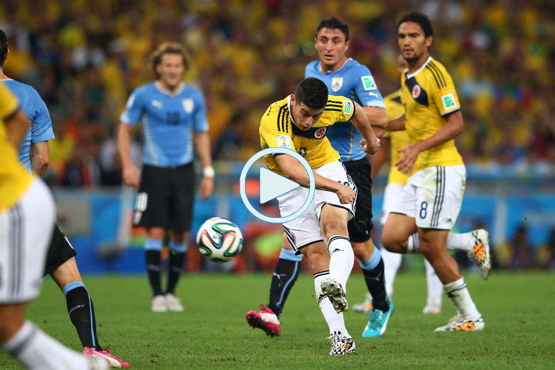 James Rodríguez, Colombia, Mundial, gol, video