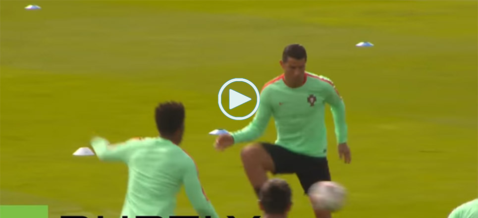 Cristiano Ronaldo preparó así su próximo partido con Portugal