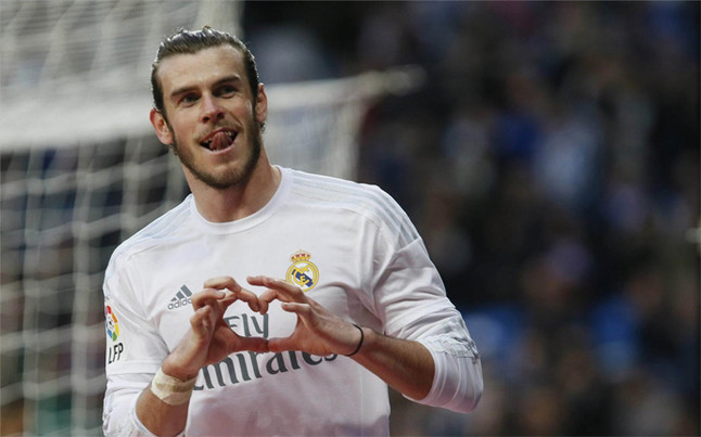 Gareth Bale, celebración, corazón