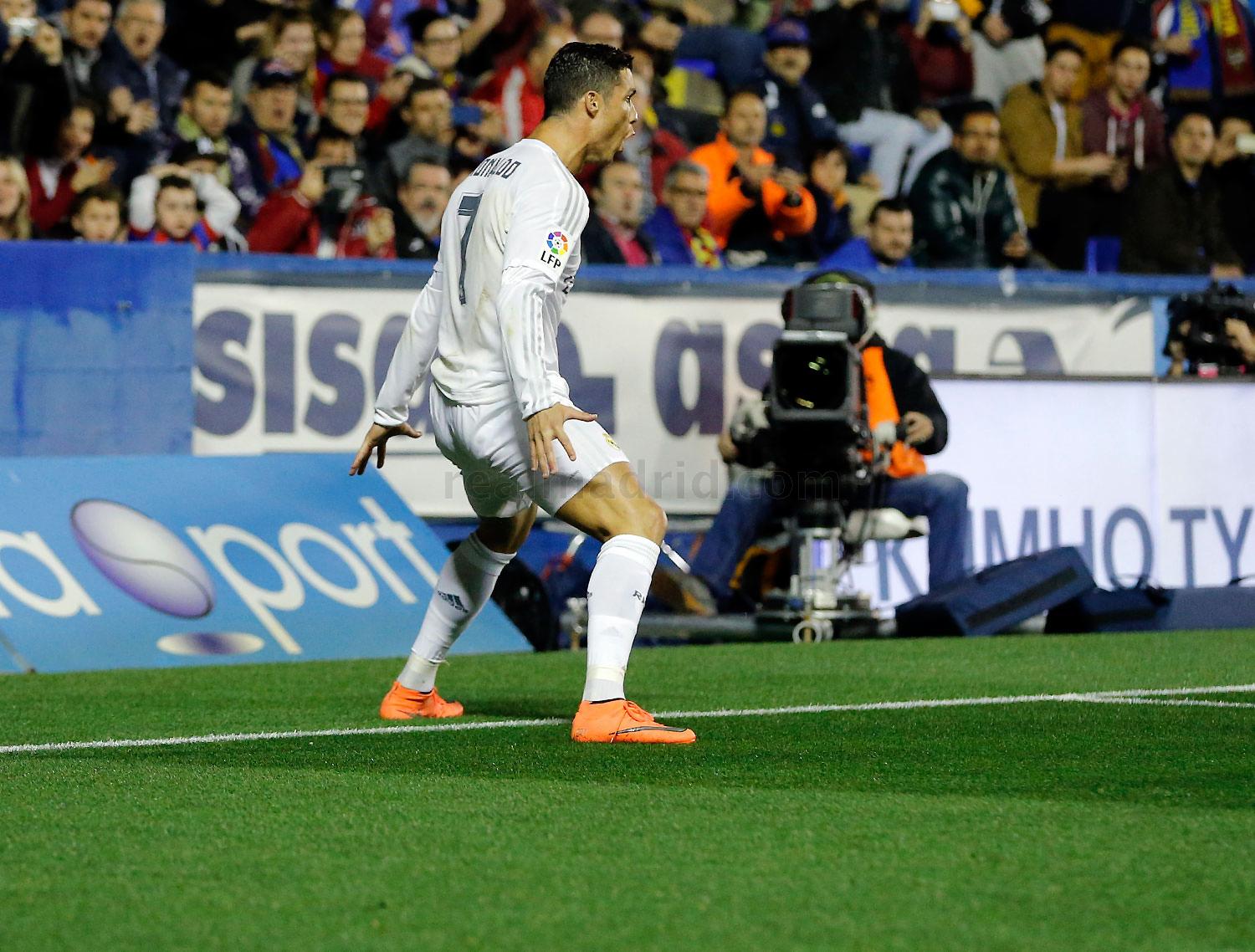 Cristiano Ronaldo, gol, Levante, Ciudad de Valencia, celebración