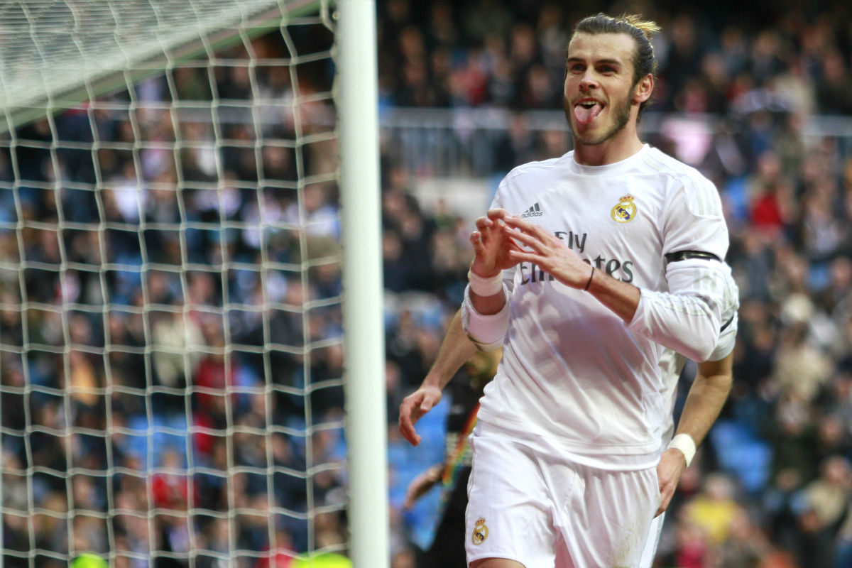 Bale, gol, celebración. Rayo Vallecano