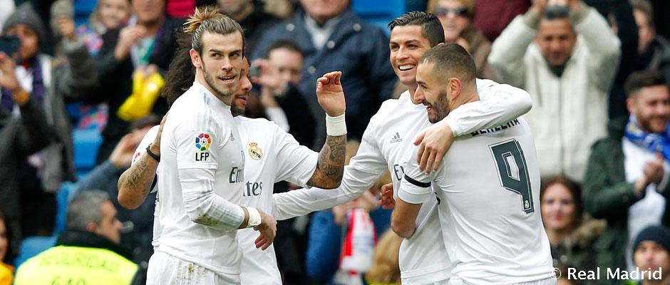 Bale, Cristiano y Benzema