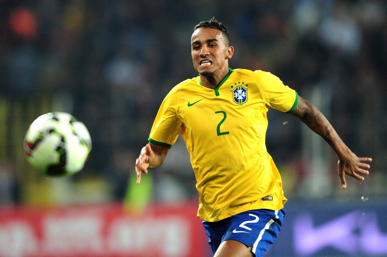 Danilo, con la selección de Brasil