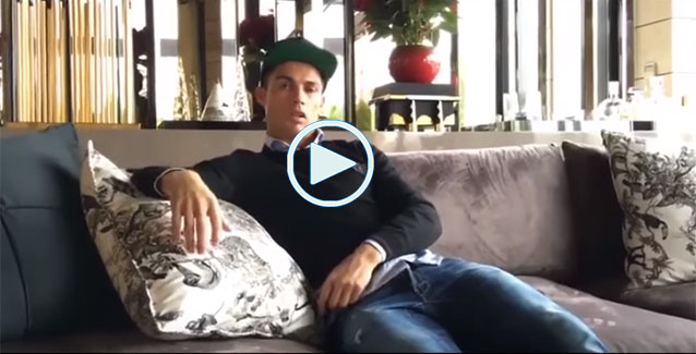 Vídeo de Cristiano Ronaldo hablando de moda