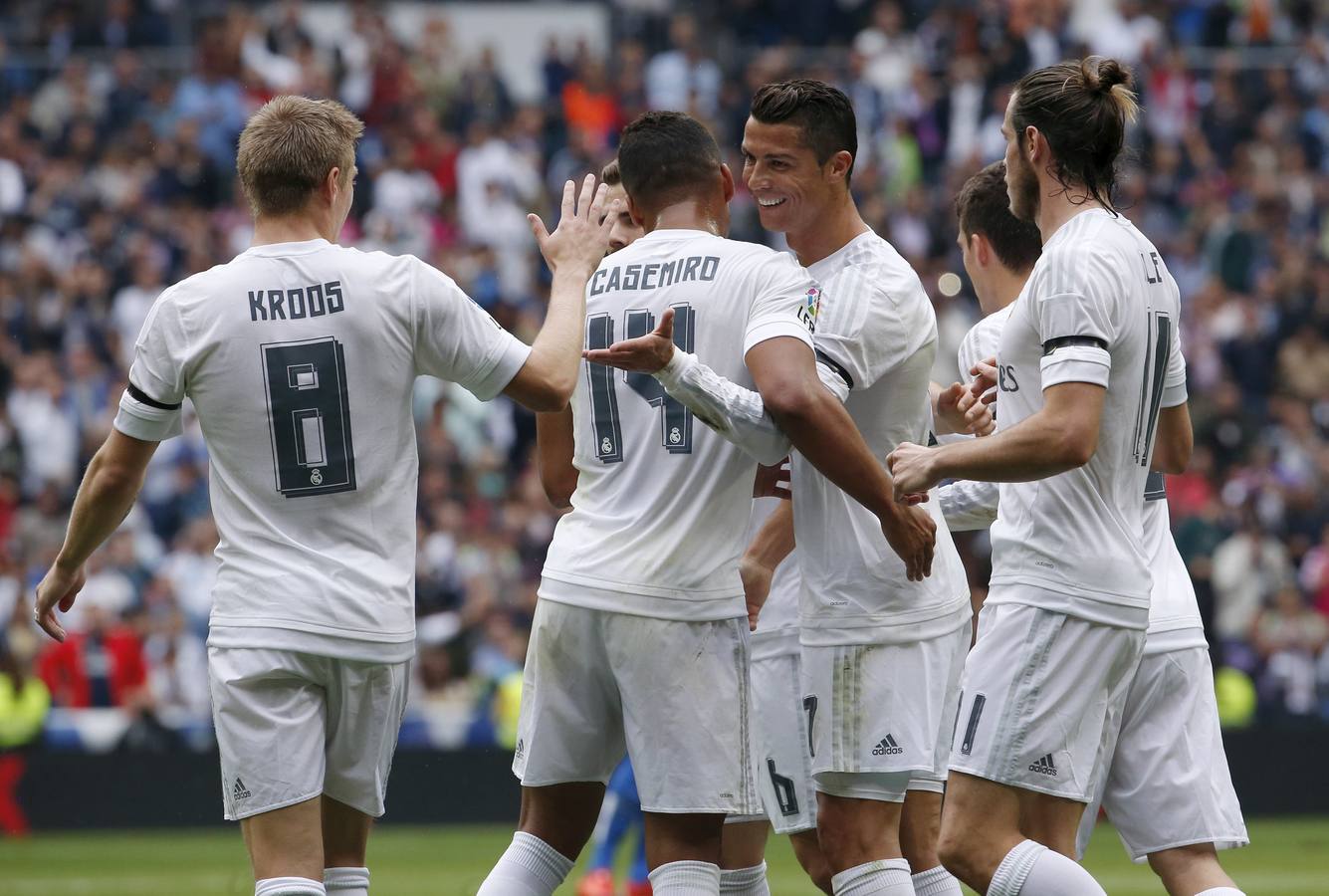 Celebración gol Real Madrid